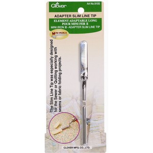 Clover CL9105 Mini Iron II Adapter Slim Line Tip  for Applique, Quilting, Bias, etc.