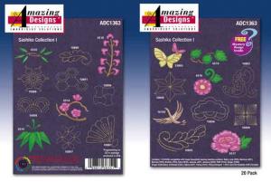 Amazing Designs /Great Notions 1363 Sashiko Collection I Multi-Formatted CD