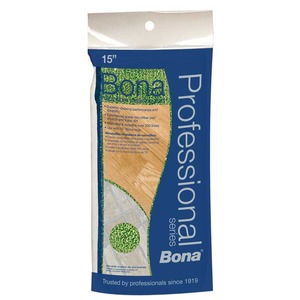 Bona Bk-3439 Pad, Pro Series Cleaning Microfiber 15", Bona Bk-3439 Microfiber Cleaning Pad, Pro Series, Nubby 15" Green