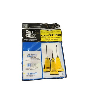 35037: Smart Choice CP-1400/CPP-6 Paper Bags 6Pk for Carpet Pro Upright Vacuums