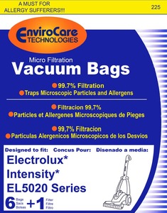 Electrolux Replacement Exr-1425 Paper Bag, Intensity Lux El5020 Env 6Pk W/1 Filter