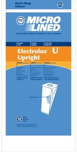 Electrolux Replacement Exr-1480 Paper Bag, Lux Discovery Upright Micro Dvc 12Pk