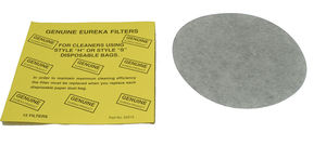 Eureka E-52015 Filter, Disc Canister 500/700/1200/1600  15Pk