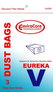 Eureka Replacement Er-14225 Paper Bag, Style V Can   Express Env 3Pk