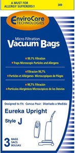 Eureka Replacement Er-1440 Paper Bag, Style J Micro-Filtration Env 3Pk