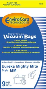 35571: EnviroCare 153-9Pk Eureka Replacement Paper Bags, Style MM Micro-Filter