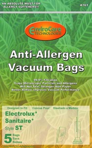 Eureka Replacement Er-1447A Paper Bag, Eur Style St Allergen Env 5Pk