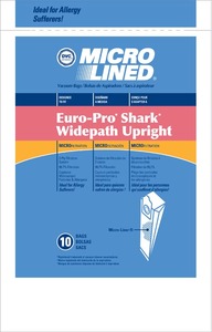 Europro Eur-1470 Paper Bag, Microlined    Shark Upright Dvc 10Pk