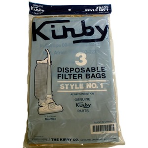 Kirby K-19067903 Paper Bag, Style 1 Tradition 3Cb  3Pk