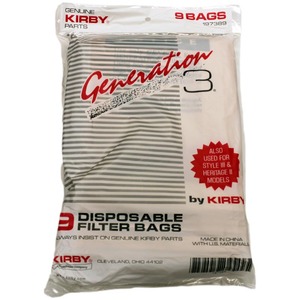 Kirby K-197389 Paper Bag, Style 3 & G3  9Pk