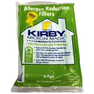 Kirby K-204808 Paper Bags, 6Pk F-Style Cloth Allergy Style Sentria