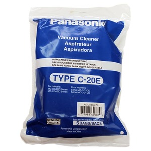 Panasonic P-14015 Paper Bag, Type C17 & C20 Cg467 5Pk