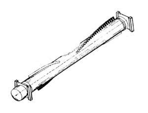 Rexair R-1866 Brushroll, W/Bearing     Power Nozzle 1650/2800