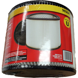 37399: Shop Vac Sv-90304 Filter, Cartridge 6" Tall 7.5" Diameter