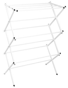 Polder Standing Accordion Drying Rack, White