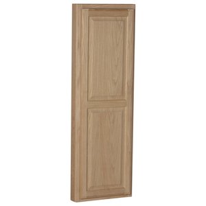 37855: Stowaway 18200 In Wall Mount 48" Ironing Board, 180° Swivel, Oak Door