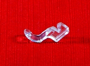 Janome 94A- 856023006 High Shank Clear Screw On"P" Foot w/ straight stitch hole