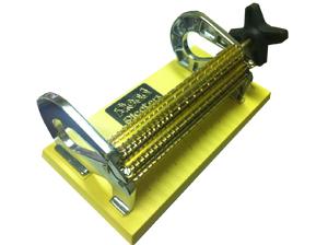 Read, Original, 16, Needle, Row, Smocking, Pleater, Machine, Made, South, Africa, 12", Width, 10, Half, Spaces, Metal, Ends, Brass, Rolls, Large, Knob