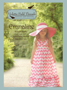 Violette Field Threads VF05 Emmaline Dress Pattern Size 2T-10yrs