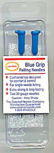 Blue Grip 6546A Felting Needles 2Pk 36-Gauge Hand Needle Punch Textures