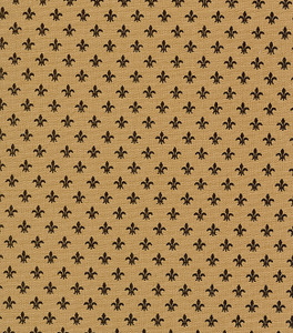 Fabric Finders 1239 15 Yard Bolt 9.34 A Yd Bronze Fleur de lis Print 100%Cotton60inch