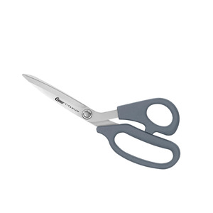 Clauss 18080 9'' Titanium Bonded Ultraflex Bent Shear with Scissor Sharp Point