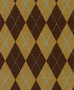 Fabric Finders 15 Yd Bolt 9.34 A Yd 1285 Brown/Tan/Blue Print 100 Percent Pima Cotton Fabric 60 inch