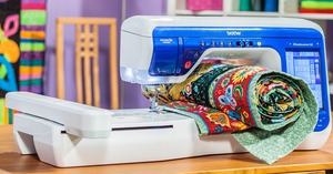 Brother, VM6200D, Demo, Seminar, DreamWeaver, XE, babylock BLTY, blty, babylock unity, babylock unity BLTY, Sewing, Quilting, Embroidery Machine, 7x12", 11.25", Longarm, 1050SPM, PenPal, Droplight, Sew Straight, Pen Pal, Multifunction Foot Controller, Laser Guide, MuVit, Rotary Dual Feed, Disney