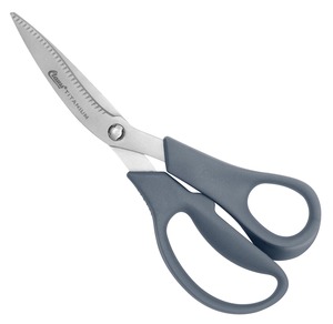 Clauss 18045 8" Multi-Purpose Titanium Bonded Shear w/Detachable Handles, Bent, Serrated Edge, Ergonomic Handles