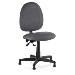 Reliable, SewErgo2, Ergonomic, Sewing, Operator, Chair, Height Adjustment, for Home and Industrial Sewing Machines (with Power Stands) - Made in Canada, Reliable SewErgo Operators Non Roll Swivel Chair, 15-21" Adj Height, Full Lumbar Support, 5 Floor Glides, for Sewing Knitting Machine Stand Table Cabinet