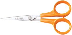 Fiskars 5435 Stitcher Scissors, 4 7/8" Length, for Embroidery Sewing Quilting Serging