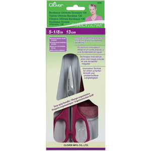 Clover Bordeaux 130 Ultimate Scissors Shears Trimmers 5-1/8" +Sheath , SCISSOR BORDEAUX