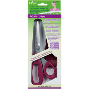 39510: Clover Bordeaux 200 Ultimate 7-3/4" Scissors, Shears, Bent Trimmers