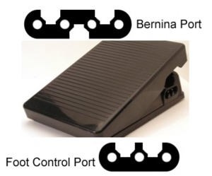 Type 232 Bernina 325.232.041 Electronic Foot Pedal Control +329.221.03 Cords for 801S 802 803 808 809 810 811 817 819, 830E, 831, 832, 840, 1000, 1015
