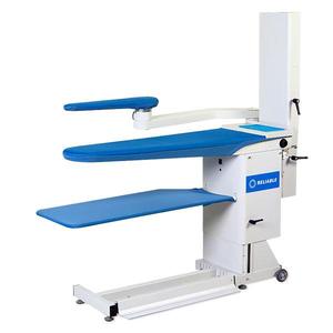 Reliable 7200VB, Commercial Vacuum & Up-Air Heated Ironing Board Pressing Table, Adj Height, Cover Pad, Hot Iron Rest (Replaces 724HAB)