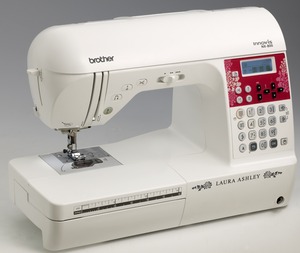 Brother, NX-800FS Demo, 138, Stitch, Laura, Ashley, Limited, Edition,Sewing, Machine, NX800, 3, Alphabets, 10, Buttonholes, LCD Display, 850 SPM, Top Drop-In Bobbin