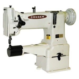 Consew, 223R-2, High Speed, Cylinder Arm, Single Needle, Drop Feed Needle Feed, Lockstich Machine