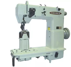 Consew  702 (spec) High Speed,  Double Needle, Post Bed, Lockstitch Machine,Drop Feed, Needle Feed