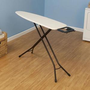 House, hold, Essential, Iron, Board, Deluxe, 25, mm, 4, Leg, Bronze, finish, Fixed, Rest, 100%, cotton, cover, Natural, 5, fiber, pad