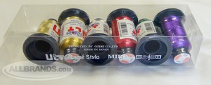 Ozeki, JAPAN, Brother, MTPK14, UltRapos, Metallic, Embroidery, Thread, Kit, Polyester, Mardi, Gras, Color, Christmas, LSU, 880, Yard, 800m, Cone, Brother, 2, Gold, Silver, Red, Purple, Green