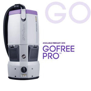 Proteam 107397 Go Free Flex Pro 12Ah Cordless HEPA Backpack Vacuum Cleaner, Battery Powered, Floor Tool Kit D