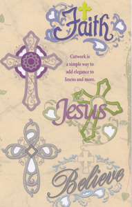 Dakota Collectibles 970511 Religious Cutwork 15 Embroidery Designs 5X7  Multi-Formatted CD