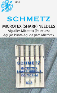 SCHMETZ Leather (130/705 HLL / 15X2NTW) Sewing Machine Needles - Carded -  Size 110/18