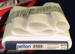 1 Yard of Pellon Fusible Interfacing 20 Wide 931TD WHITE 