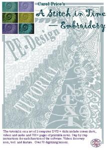 Brother, SAPEDDVD, 2, Tutorial, DVD, PEDesign, NEXT, Baby, lock, 9, Palette, Carol, Price, Stitch, In, Time, Embroidery, 70, Digitizing, Lesson, 700, Page, Cut, work