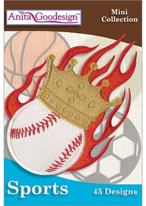 Anita Goodesign 143MAGHD Sports Embroidery Design Mini Collection