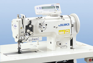 Juki LU-1510N-7, Walking Foot, Needle Feed, Industrial Sewing, Machine & Stand, DC Servo Motor, Auto Backtack, Foot Lift, Thread Trim, Needle Position