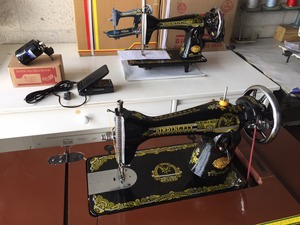 BirdingFly JA2-1 Straight Stitch Flatbed 14.5x7in Sewing Machine, All Metal Treadle Head Only* Add Optional Hand Crank, Motor, Case, Stand, Cabinet