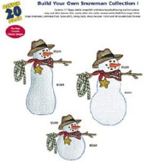 Amazing Designs Great Notions 1237 Build Your Own Snowman I Multi-Formatted CD