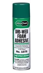 Albatross, Albachem, 1075, Dri, Web, Foam, Adhesive, Spray, Special, Purpose, Furniture, Upholstery